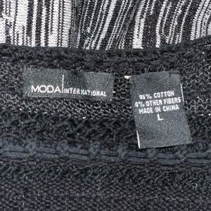Moda International Tops - 🖤Purchased from VS Black tunic🖤 Moda International Tops - 🖤Purchased from VS Black tunic🖤